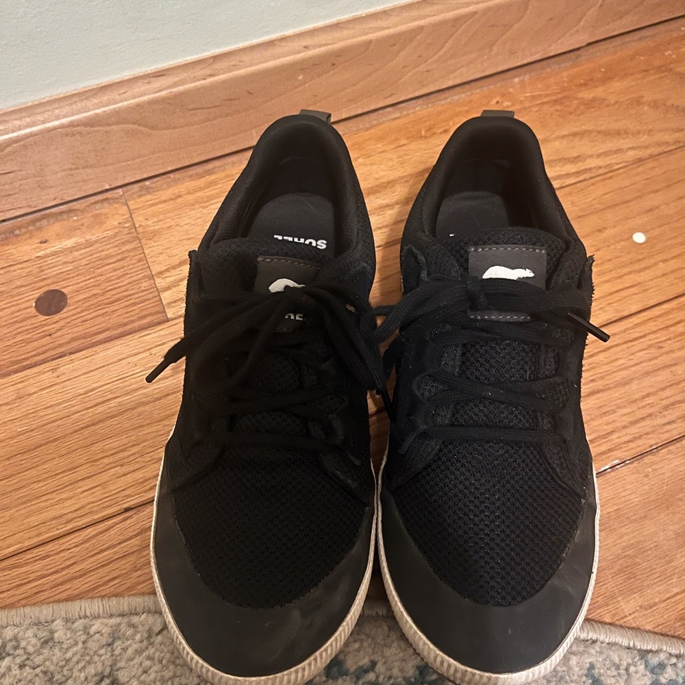 Sorel black waterproof sneakers